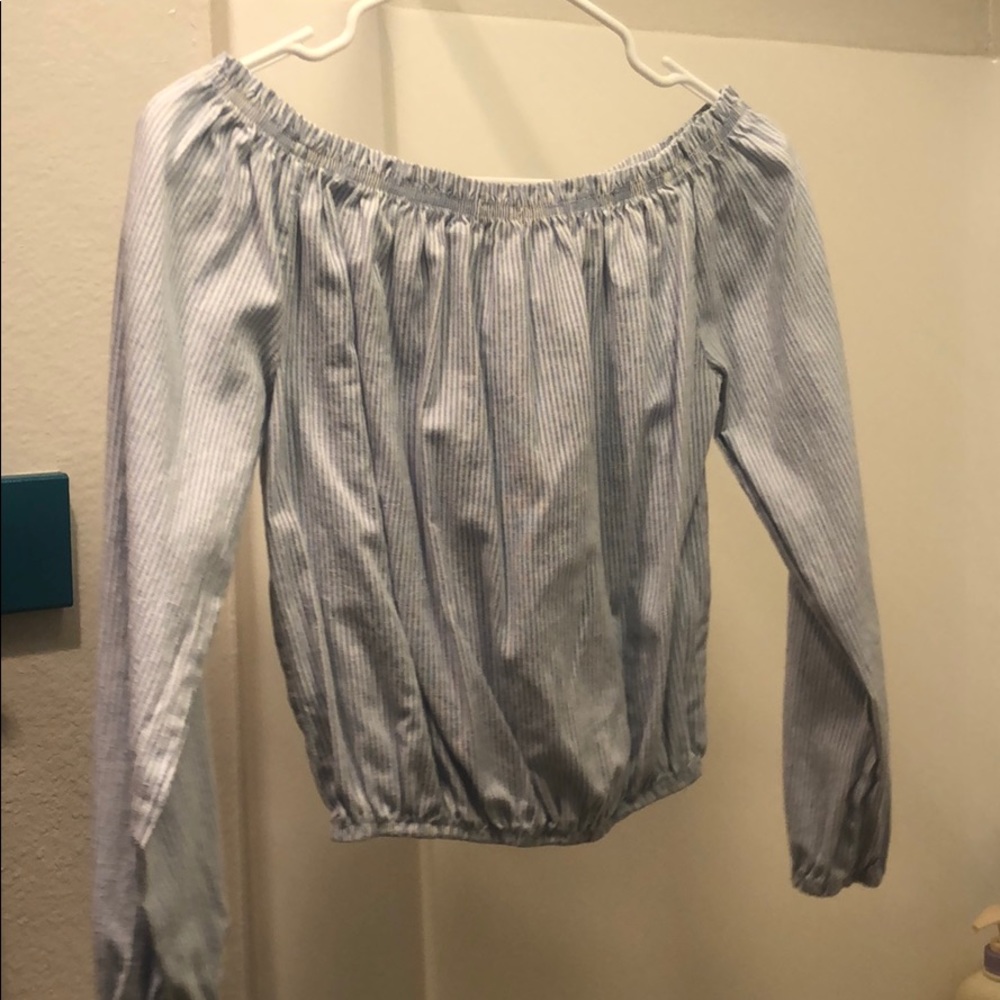 Brandy Melville crop top, ruched sleeveless, one S